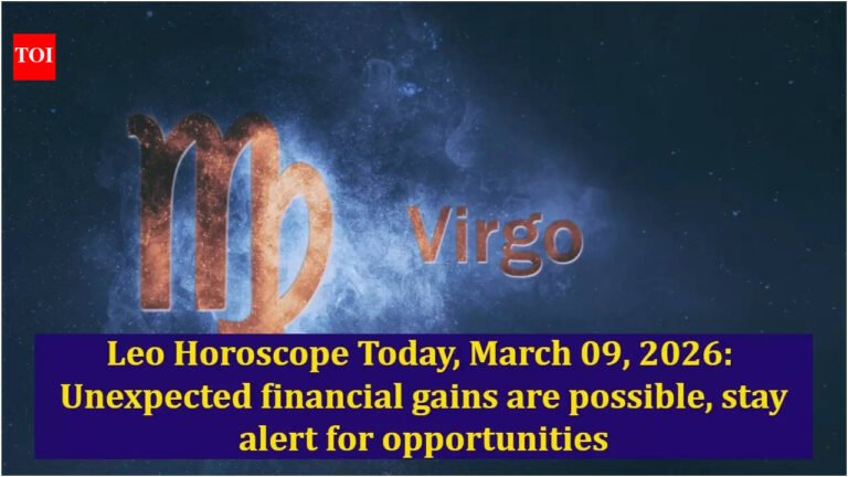कन्या राशिफल आज, 09 मार्च, 2026: मेहनती प्रयास की मांग वाले दिन के लिए तैयार रहें