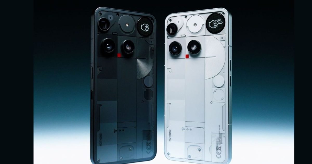 Nothing phone with beautiful design is available at half the price, the look is unique and premium.