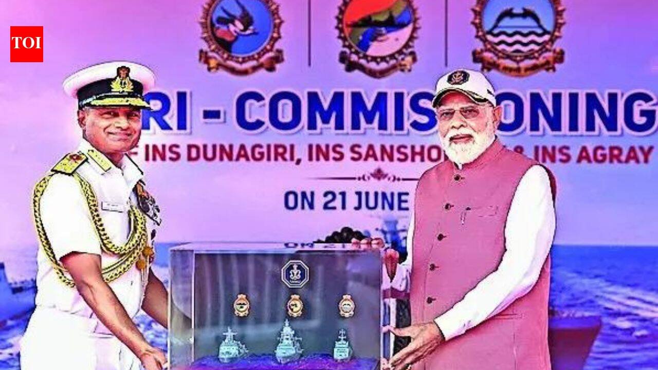 ‘India won’t be mere buyer’: PM Modi commissions 3 frontline ships