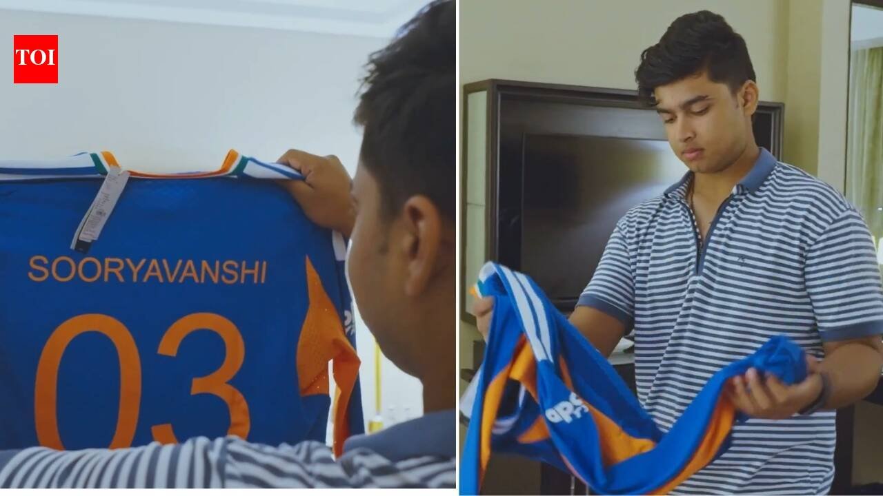 ‘Sometimes things happen that you never imagined’: Vaibhav Sooryavanshi gets emotional after receiving India jersey – Watch | Cricket News