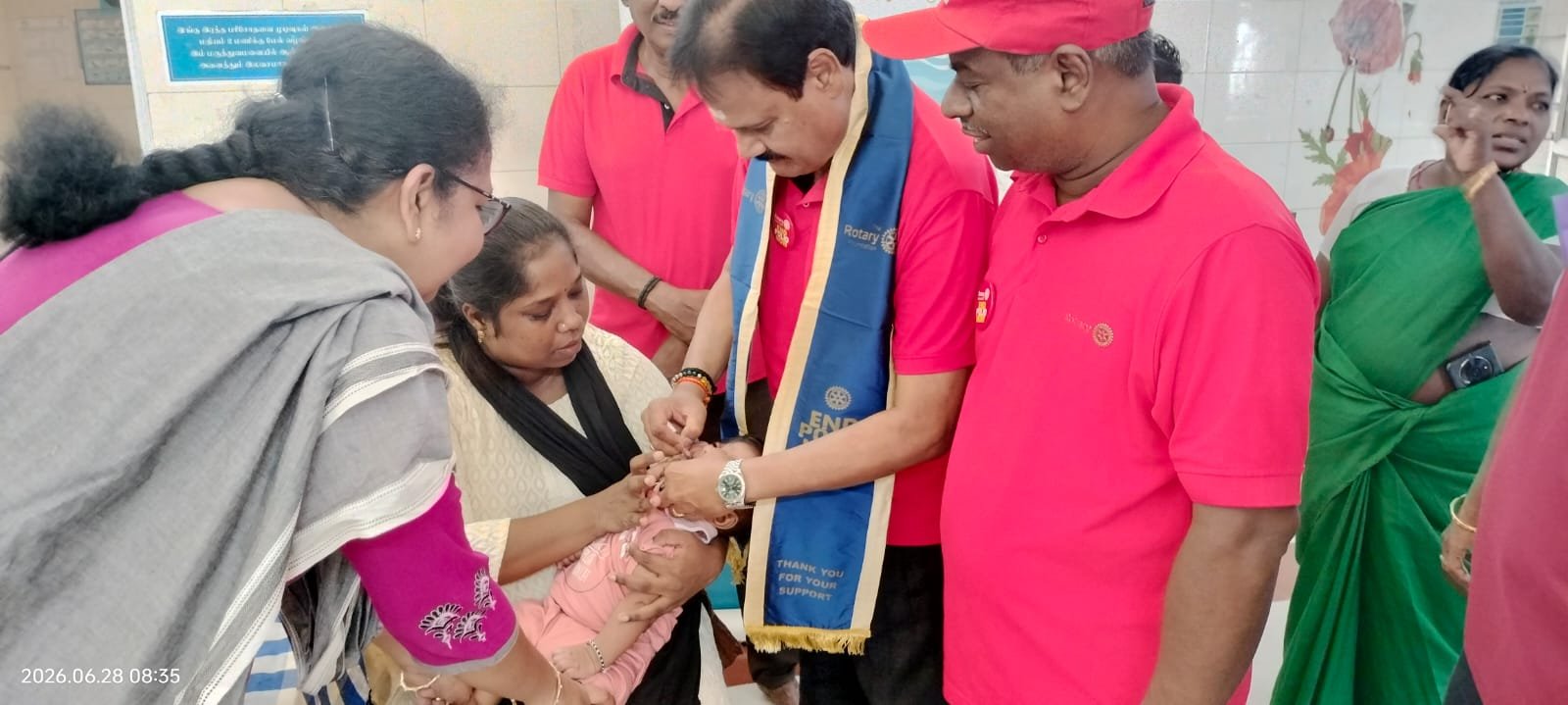 MYLAPORE TIMES – Good response to polio vaccine immunisation
