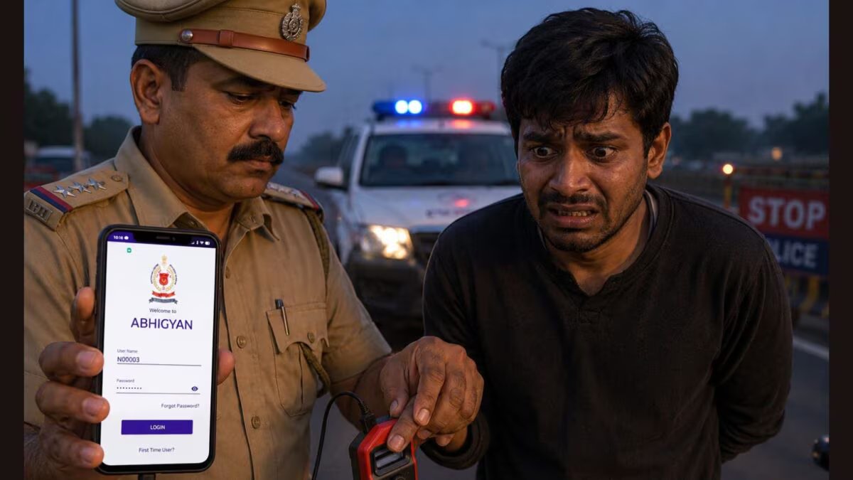 Specialty of Abhigyan app: Now after scanning fingerprint, criminal record will be known in 35 seconds.
