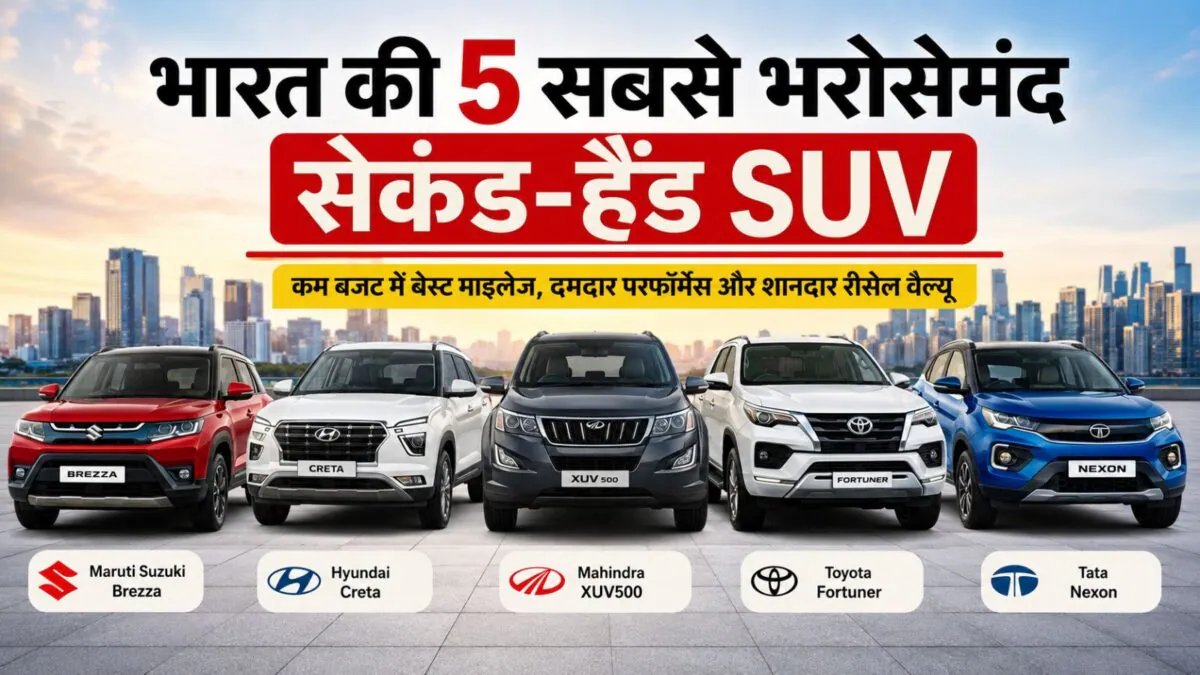 Best Second-Hand SUVs in India: From Brezza, Creta to Fortuner, list of reliable used SUVs