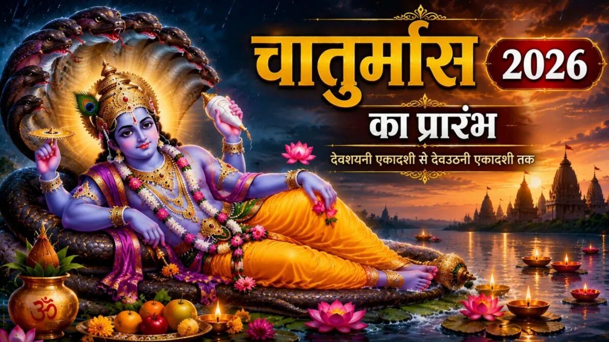 चातुर्मास 2026 प्रारंभ तिथि: चातुर्मास कब से प्रारंभ हो रहा है? 4 महीने तक मांगलिक कार्य पर लगेगी रोक, जानिए ऐसा क्यों