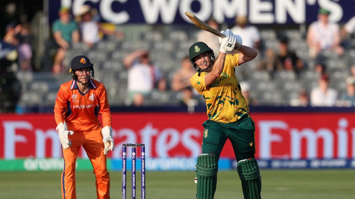 Tazmin Brits scores maiden hundred in South Africa vs Netherlands Women’s T20 World Cup 2026 match