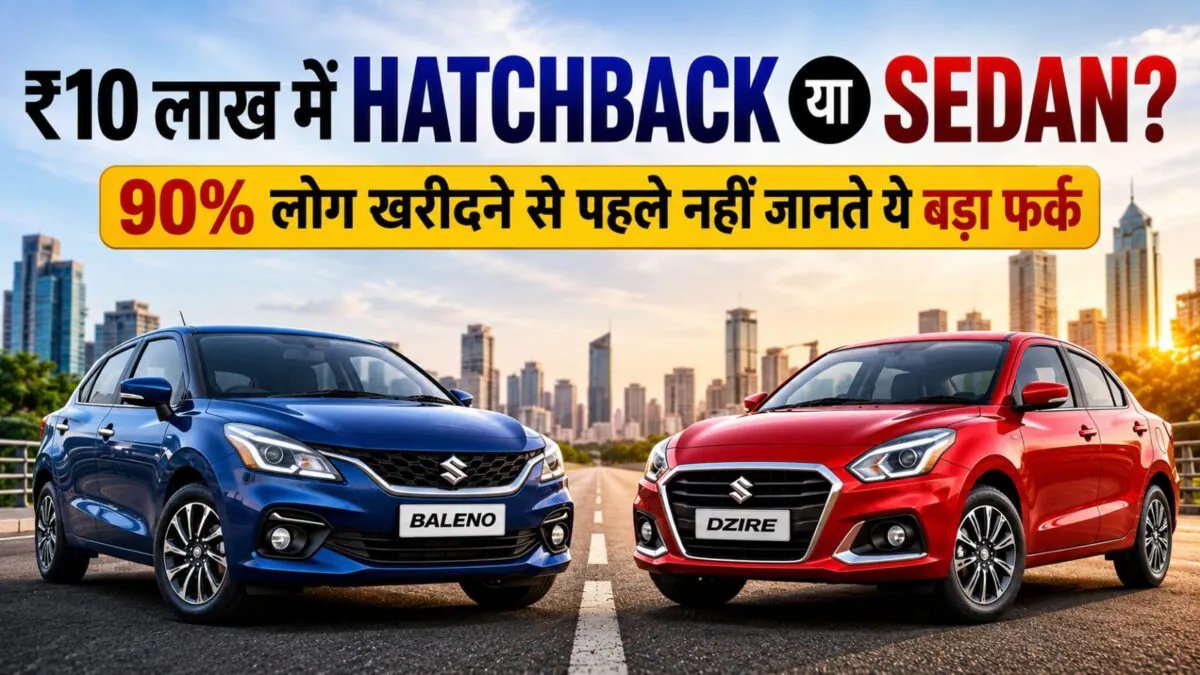 hatchback or compact sedan under ₹10 lakh? Know which is best for family and city driving