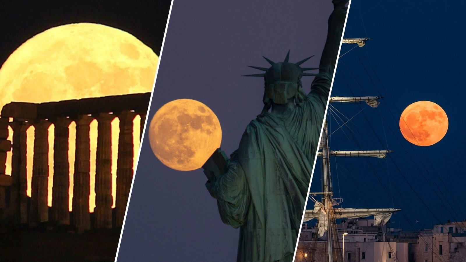 June’s Strawberry Moon serves up a low-hanging treat for skywatchers worldwide. Here are our favorite photos