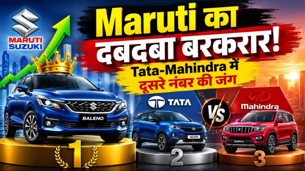 Car Sales May 2026: Maruti number-1, Tata saves second place, Mahindra very close