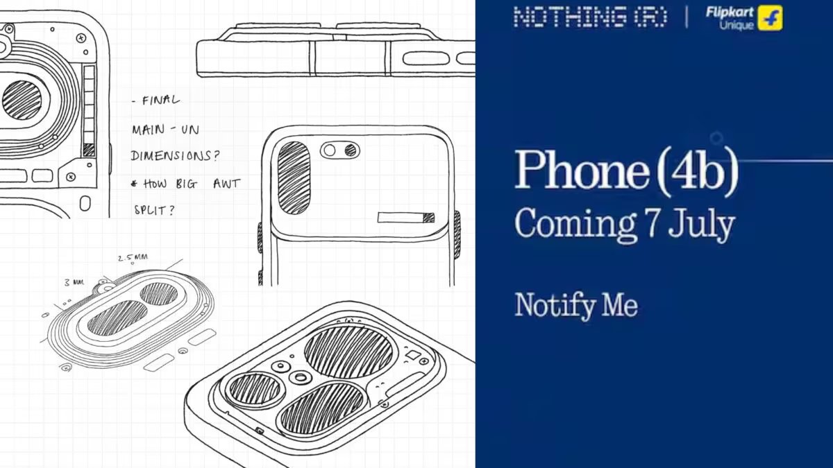 Nothing’s signature design Phone 4b at low price, transparent design, launch on 7th July