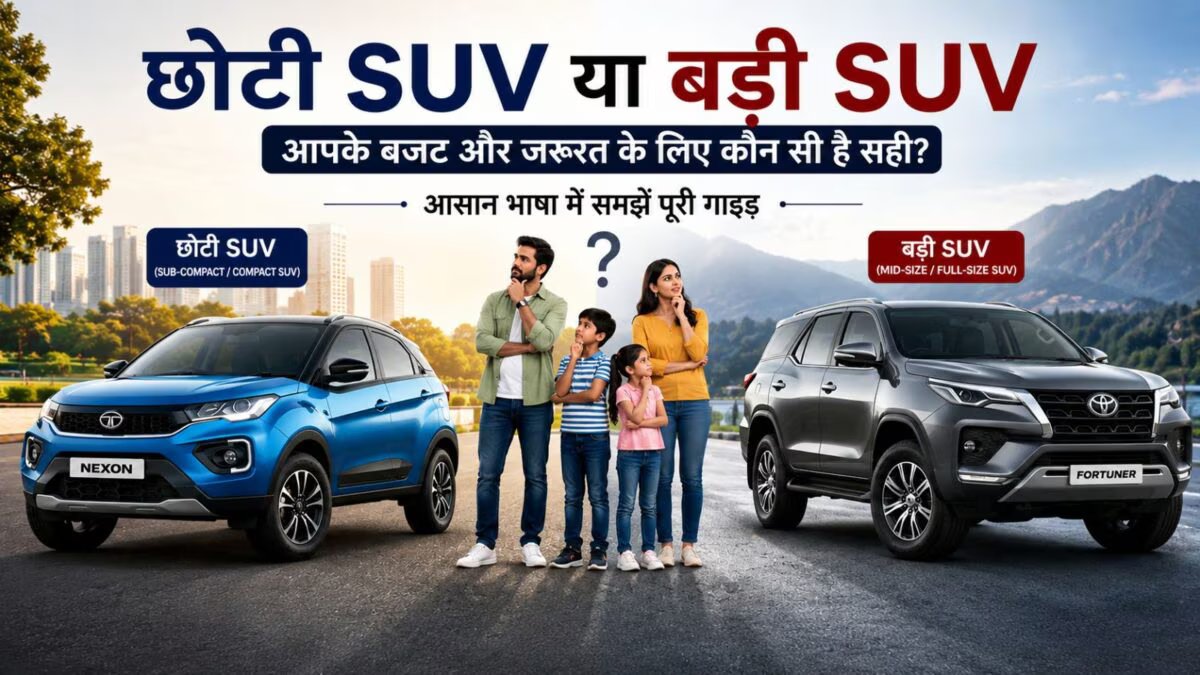 Small SUV vs Big SUV: Which SUV is better for family? Know the complete difference