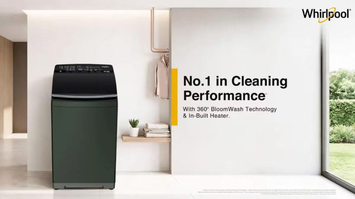 This new washing machine of Whirlpool will remove 50 types of stains in minutes, the capacity is 11kg, you will also get hot water.