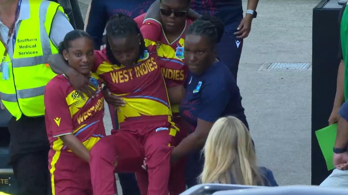 Women’s T20 World Cup 2026: Why was Deandra Dottin carried off the field before start of Australia vs West Indies semifinal?