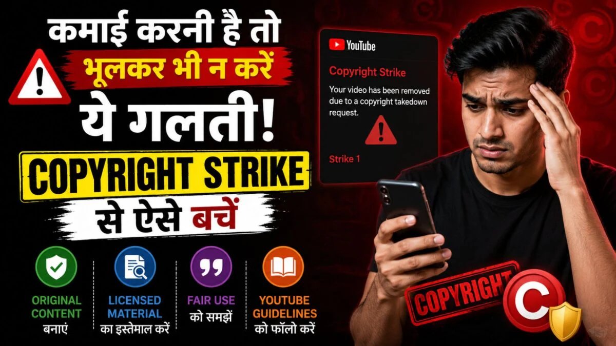 The channel may be closed as soon as 3 copyright strikes come on YouTube, know the easy way to avoid it1