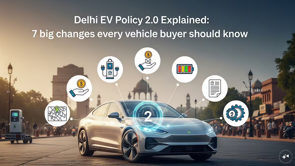 दिल्ली ईवी नीति 2.0 की व्याख्या: 7 बड़े बदलाव जो हर वाहन खरीदार को जानना चाहिए