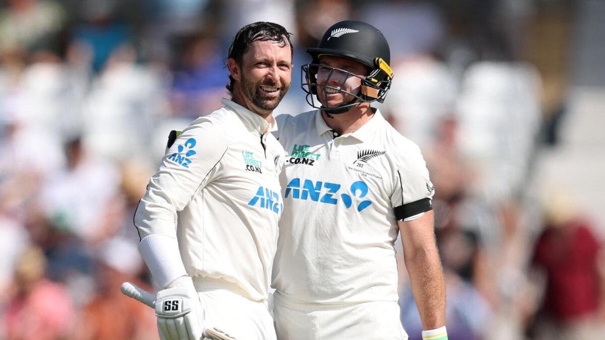 New Zealand’s Latham and Conway pile on the runs before Stokes breakthrough