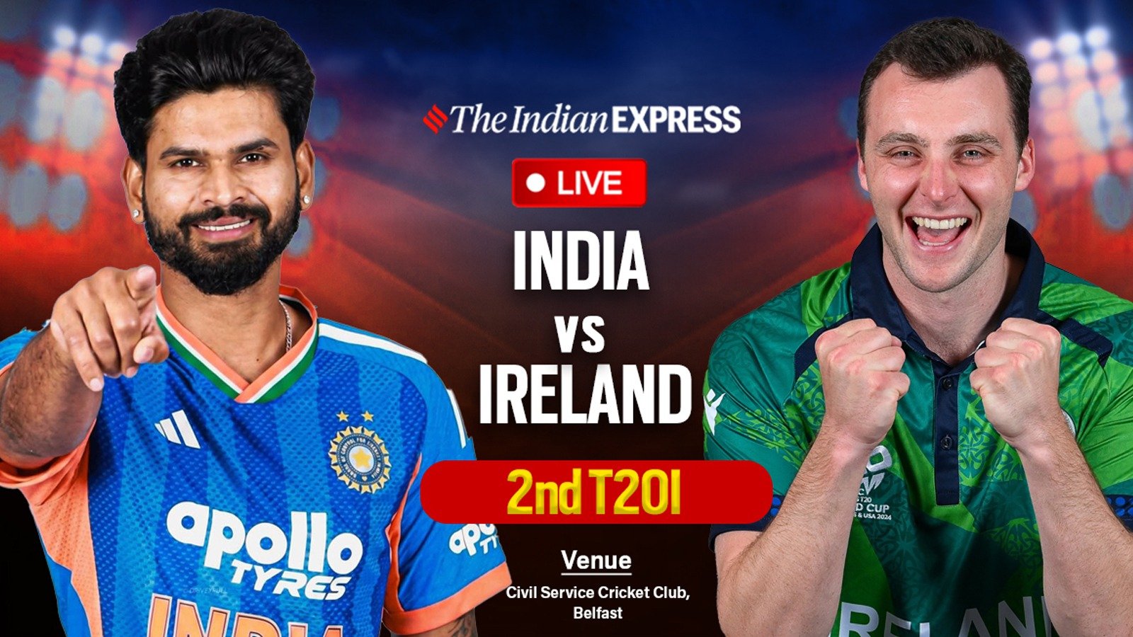 India vs Ireland Live Score, 2nd T20: IRE win by 1 run to whitewash IND 2-0 in Belfast | Cricket News