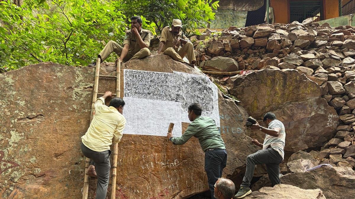 विजयनगर राजा के 16वीं शताब्दी के शिलालेख शेषचलम वन, तिरूपति में प्रकाश में आए