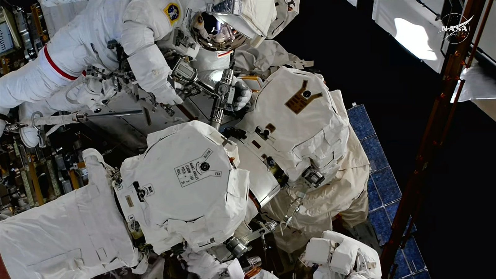 ‘Just in time for Canada Day’: Spacewalking astronauts repair space station’s huge Canadarm2