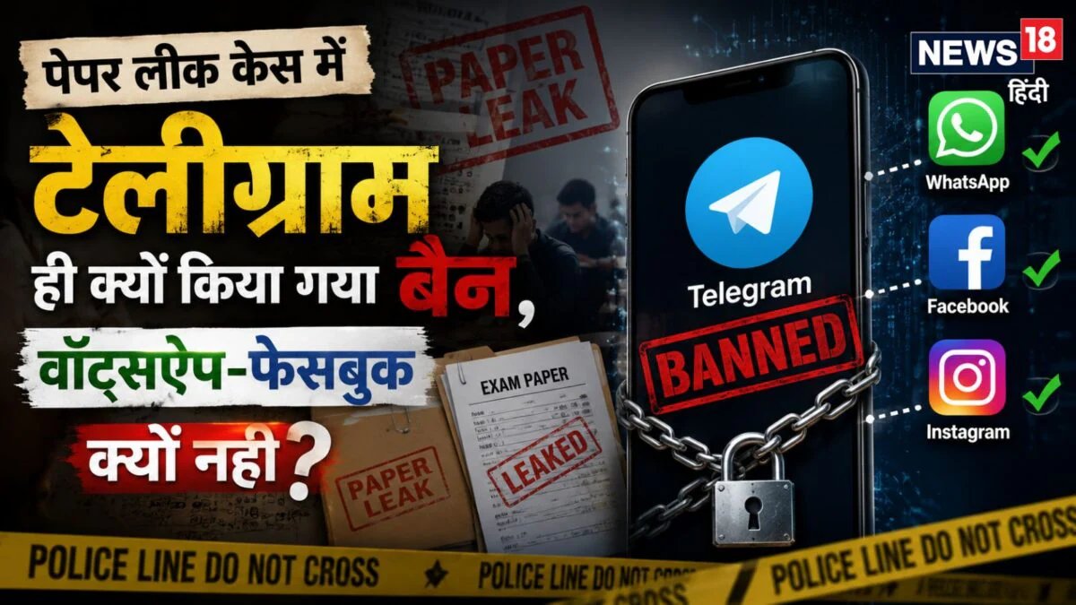 Why was only Telegram banned in the paper leak case, why not WhatsApp-Facebook? Government lawyer replied