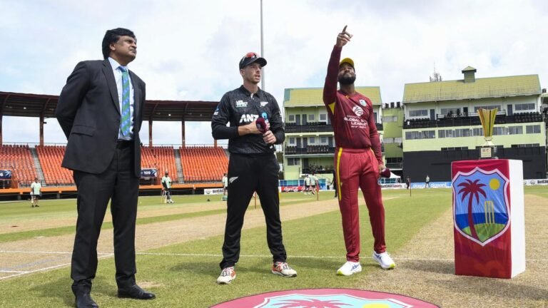 WI vs NZ LIVE score, 4th ODI: West Indies hopes to level series against New Zealand