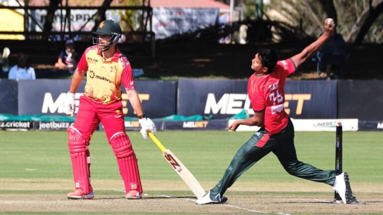 BAN vs ZIM Highlights, 3rd T20I: Bangladesh wins by four wickets, seals series 2-1