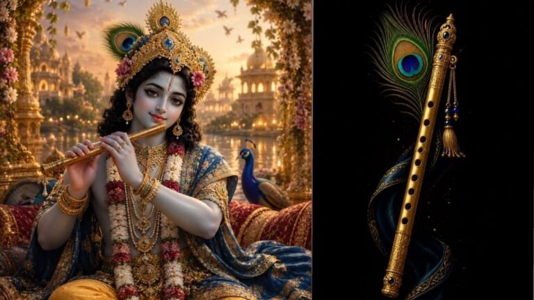 भगवान श्रीकृष्ण मुकुट में क्यों लगाते हैं मोरपंख? जानिए इसके पीछे छिपा धार्मिक और आध्यात्मिक रहस्य