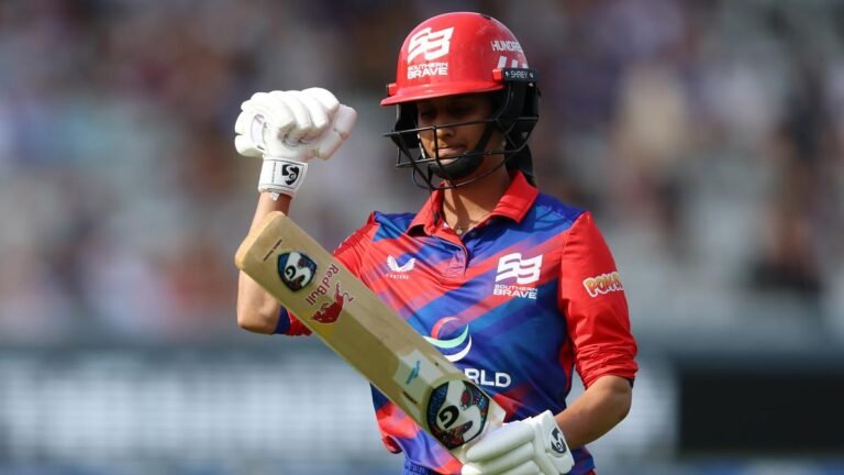 Indians at the Hundred, Matchday 12: Quiet day for Jemimah as Southern Brave earns comfortable win