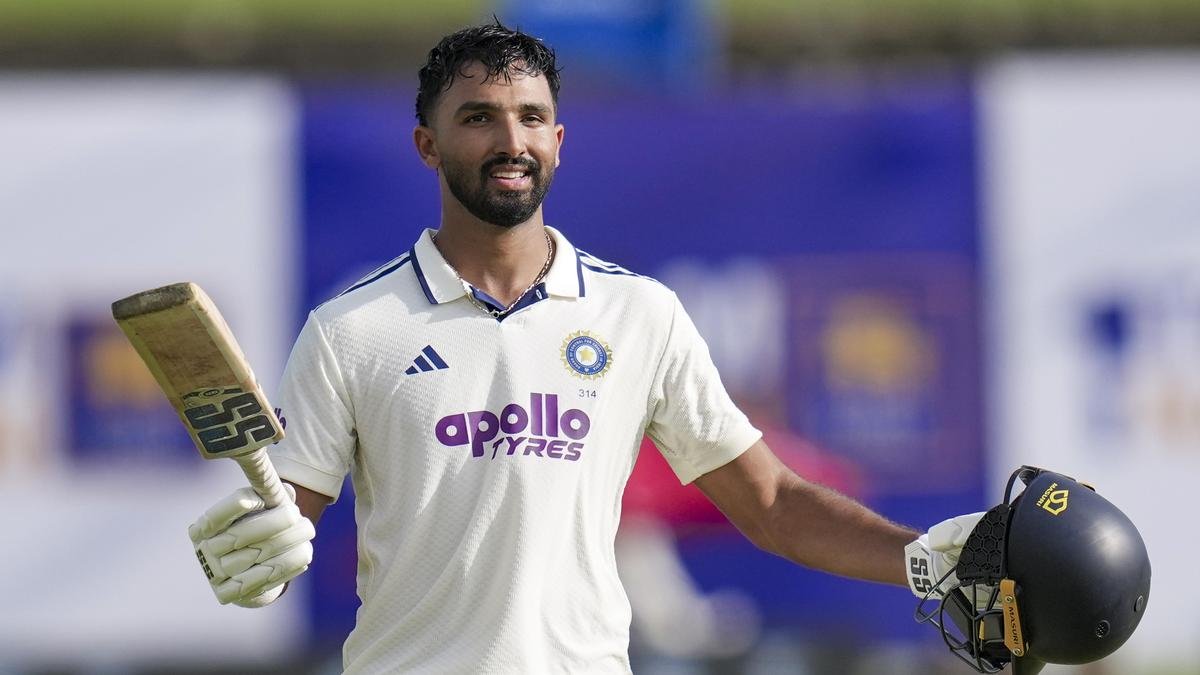 Devdutt Padikkal’s maiden Test century lights up India’s opening day in Galle