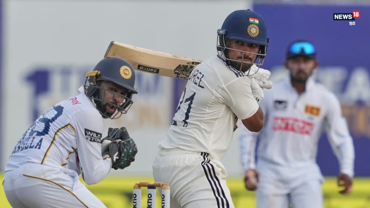 IND vs SL 1st Test Day 2: पडिक्कल-जुरेल का गरजा बल्ला, जयसूर्या ने लगाई लगाम, बारिश के बीच 460 रन तक पहुंचा भारत
