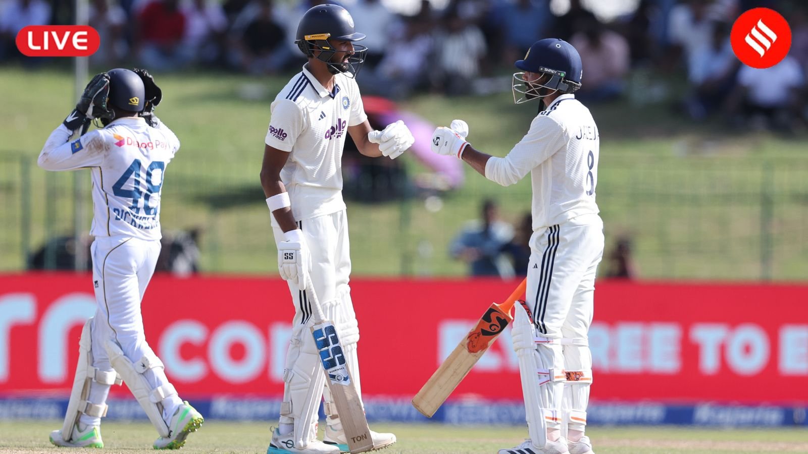 IND vs SL Live Cricket Score, India vs Sri Lanka 2nd Test Match Day 2 Today Live Score, Full Scorecard Updates