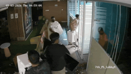 Watch: Masked men carry TVs, printer out of Kolkata TMC office after vandalism claim | Kolkata News
