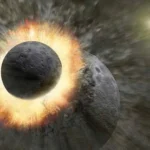 The Moon may have formed intact just hours after a giant collision